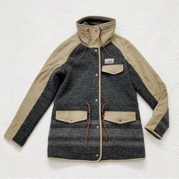 🔥RARE🔥 Patagonia Reclaimed Wool Parka Forge Gray Limited Edition 40th - Picture 3 of 16